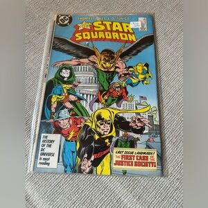 DC All-Star Squadron Comic Book - Blue, Yellow & Red Cover